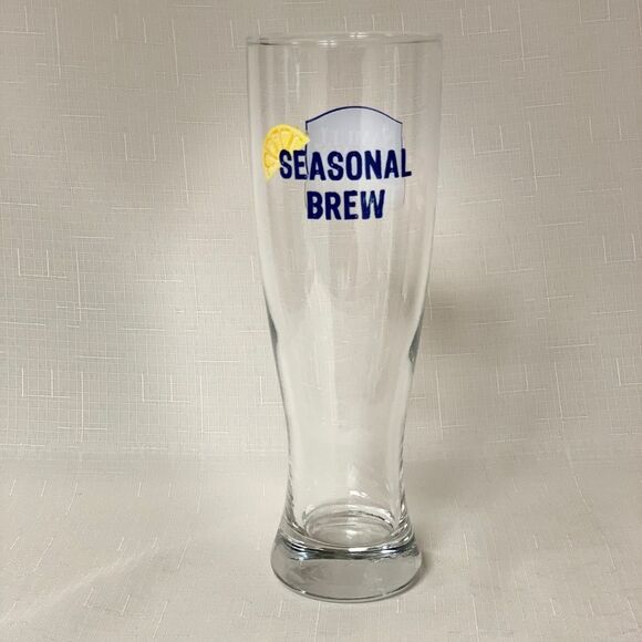 Samuel Adams Seasonal Brew Tall Pint Glass Pilsner Classic Beverage Drinkware - Picture 2 of 8